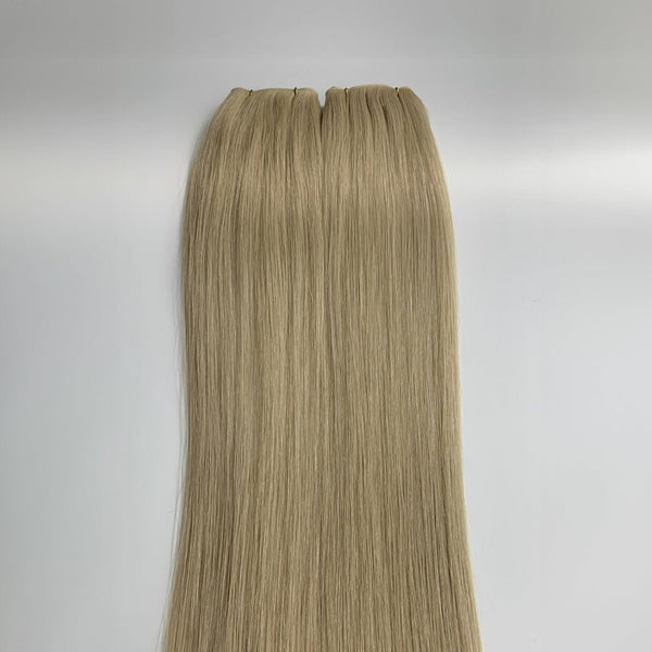 Ash Blonde (#18) Indreams Virgin Remy Genius Weft Hair Extensions - indreams hair - Genius Weft - 