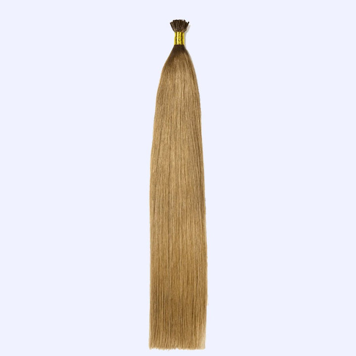 Ash Blonde (#18) Indreams Virgin Remy I Tip Hair Extensions - indreams hair - Keratin hair - 