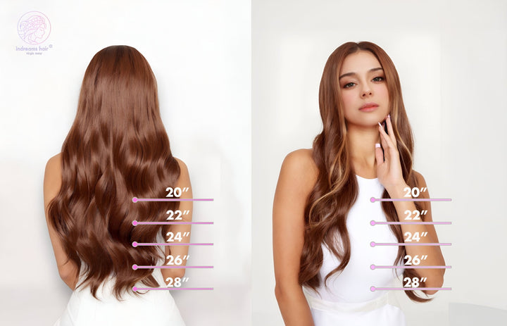 Ash Brown (#8) Indreams Virgin Remy Genius Weft Hair Extensions - indreams hair - Genius Weft - 