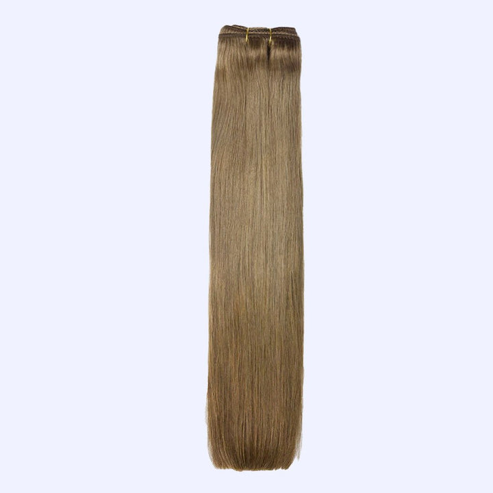 Ash Brown (#8) Indreams Virgin Remy Hair Weft Extensions - indreams hair - Hair weft - 