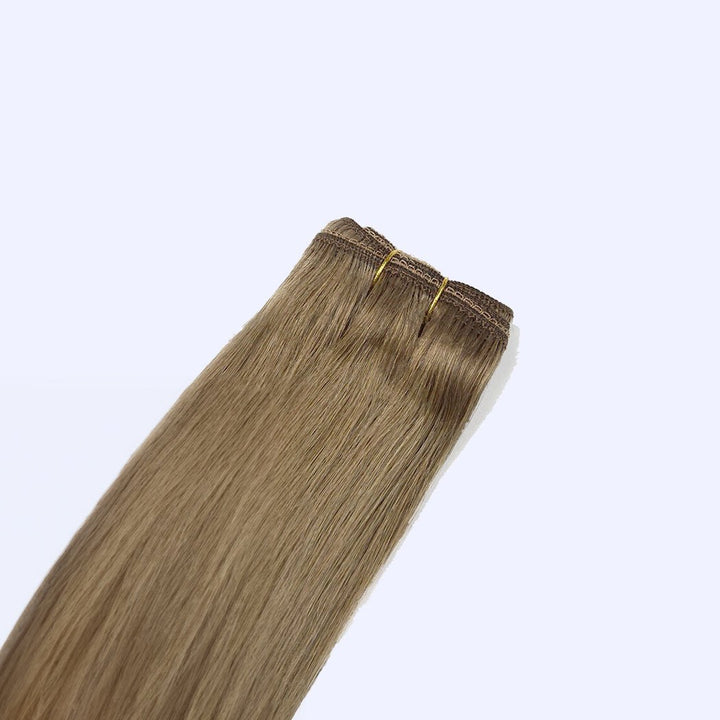 Ash Brown (#8) Indreams Virgin Remy Hair Weft Extensions - indreams hair - Hair weft - 