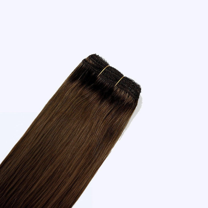 Dark Brown (#2) Indreams Virgin Remy Hair Weft Extensions - indreams hair - Hair weft - 