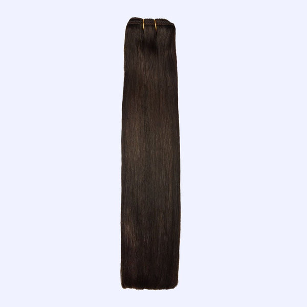 Dark Brown (#2) Indreams Virgin Remy Hair Weft Extensions - indreams hair - Hair weft - 