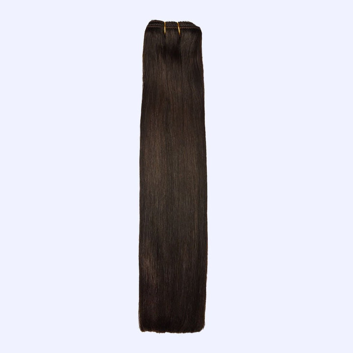 Dark Brown (#2) Indreams Virgin Remy Hair Weft Extensions - indreams hair - Hair weft - 