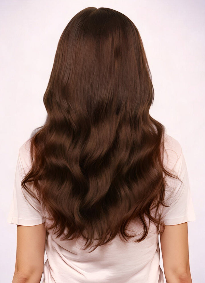 Dark Brown (#2) Indreams Virgin Remy Nano Ring Hair Extensions - indreams hair - Keratin hair - 