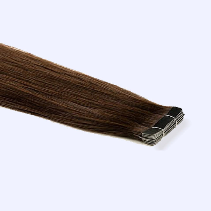 Dark Brown (#2) Indreams Virgin Remy Tape In Hair Extensions - indreams hair - Tape In Hair - 