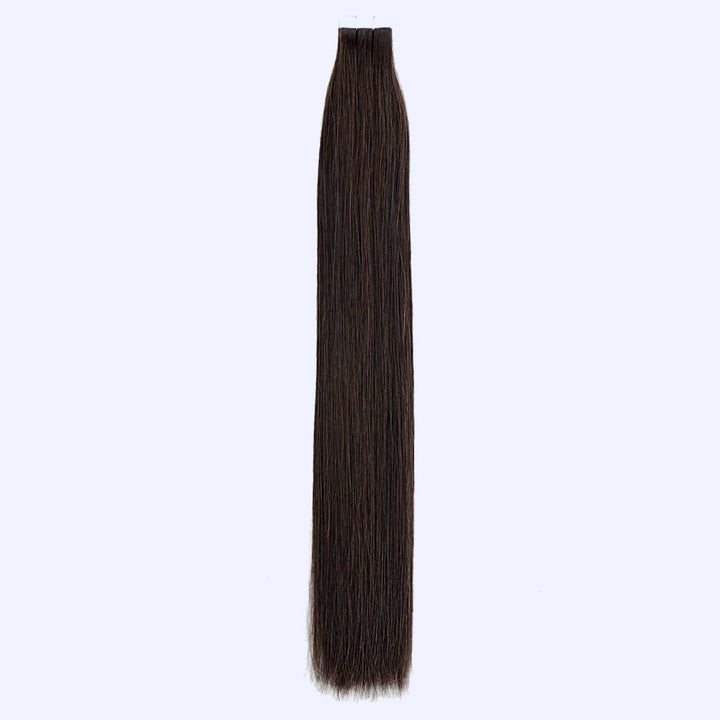 Dark Brown (#2) Indreams Virgin Remy Tape In Hair Extensions - indreams hair - Tape In Hair - 