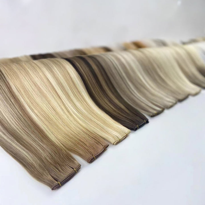 Jet Black (#1) Indreams Virgin Remy Genius Weft Hair Extensions - indreams hair - Genius Weft - 