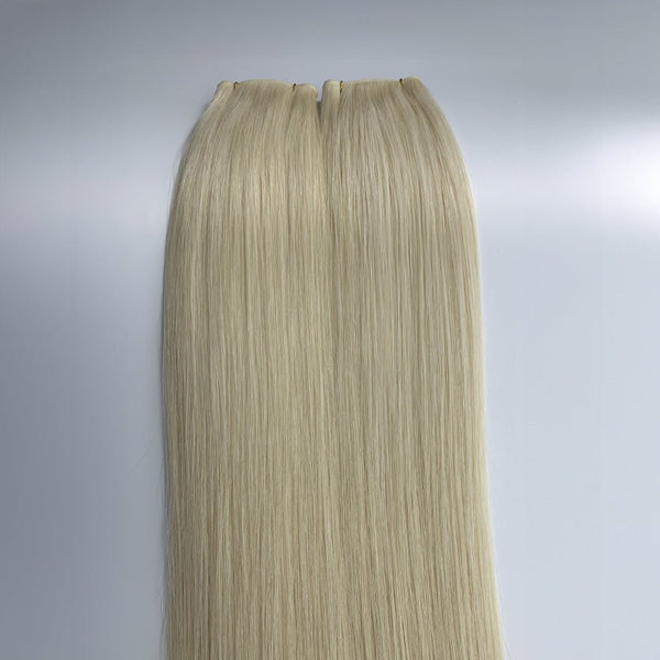 Light Blonde (#613) Indreams Virgin Remy Genius Weft Hair Extensions - indreams hair - Genius Weft - 