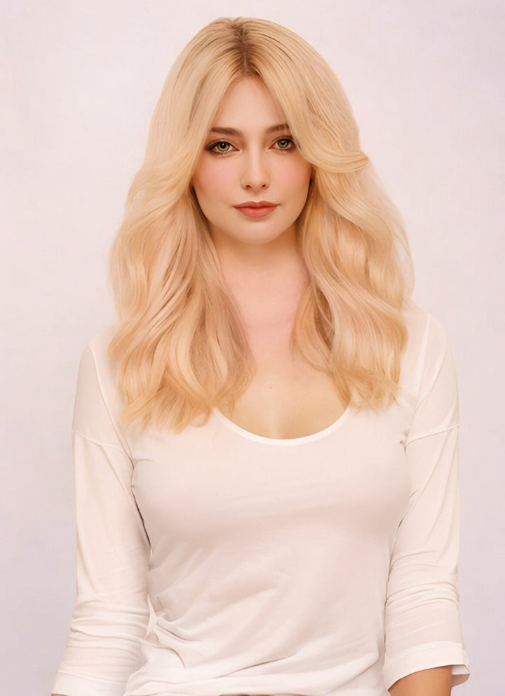 Light Blonde (#613) Indreams Virgin Remy I Tip Hair Extensions - indreams hair - Keratin hair - 