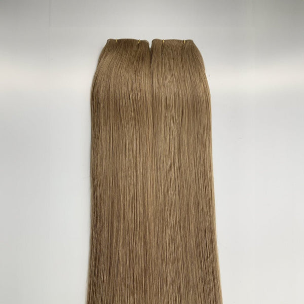 Light Brown (#6) Indreams Virgin Remy Genius Weft Hair Extensions - indreams hair - Genius Weft - 