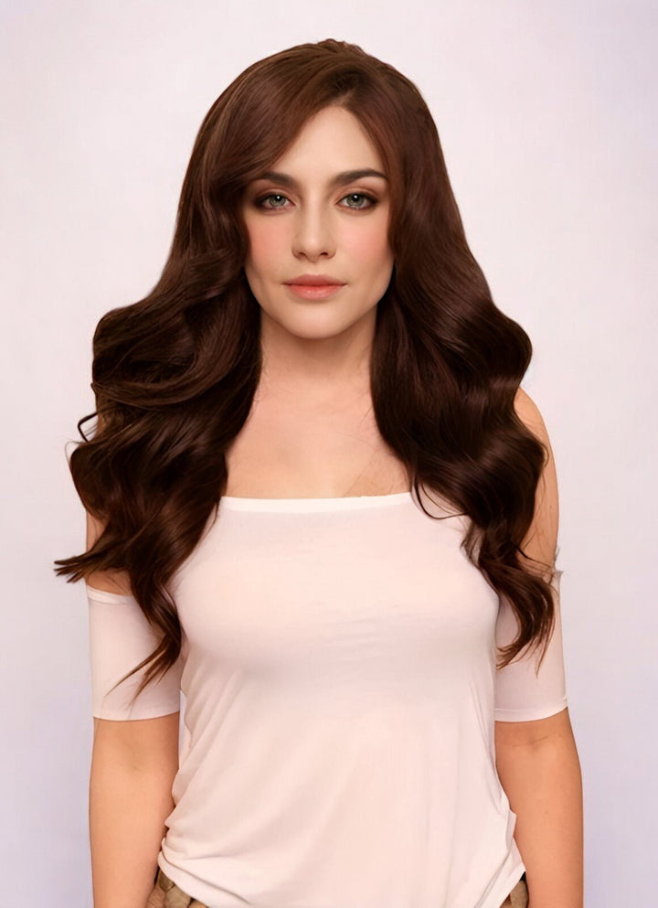 Light Brown (#6) Indreams Virgin Remy Genius Weft Hair Extensions - indreams hair - Genius Weft - 