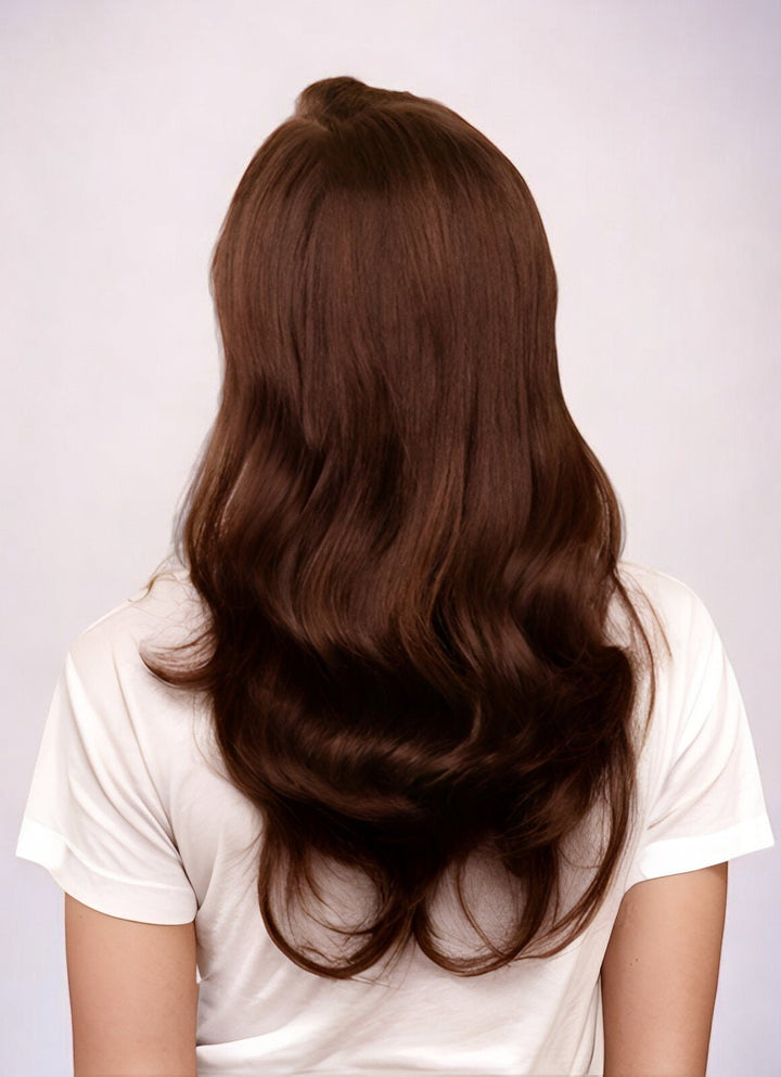 Light Brown (#6) Indreams Virgin Remy Nano Ring Hair Extensions - indreams hair - Keratin hair - 