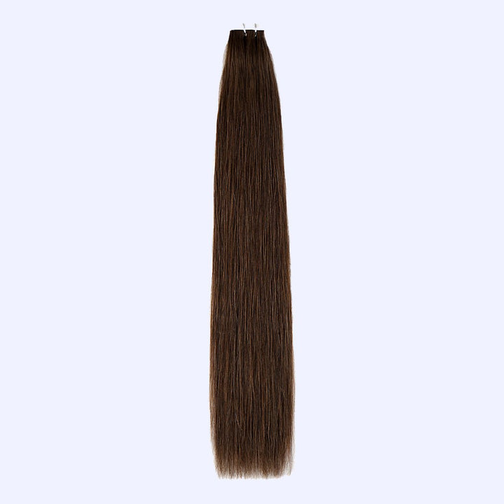 Light Brown (#6) Indreams Virgin Remy Tape In Hair Extensions - indreams hair - Tape In Hair - 