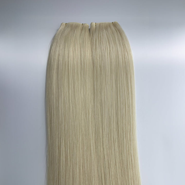 Lightest Blonde (#1001) Indreams Virgin Remy Genius Weft Hair Extensions - indreams hair - Genius Weft - 