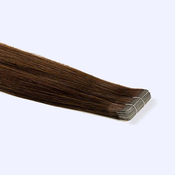 Medium Brown (#4) Indreams Virgin Remy Tape In Hair Extensions - indreams hair - Tape In Hair - 