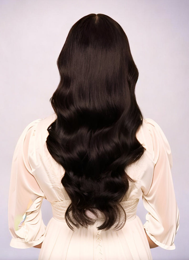 Natural Black (#1B) Indreams Virgin Remy Flat Tip Hair Extensions - indreams hair - Keratin hair - 