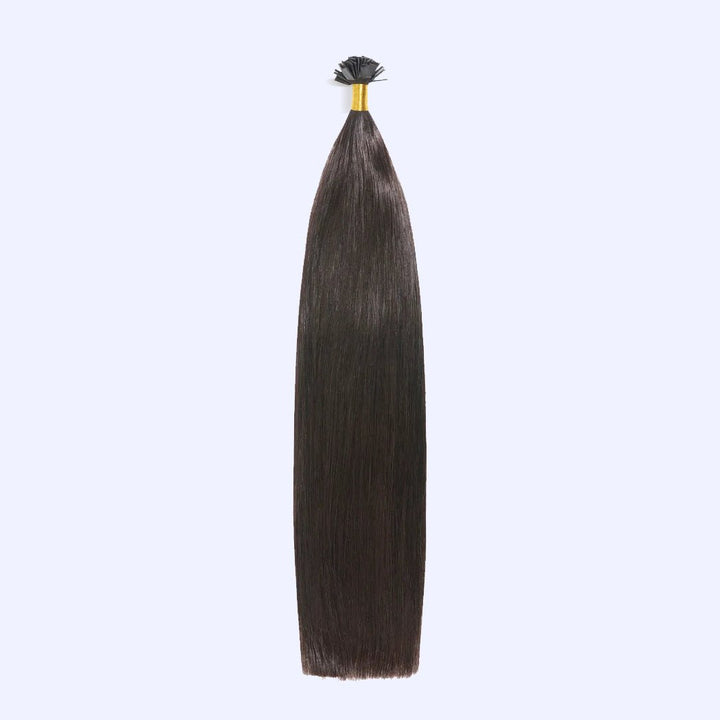 Natural Black (#1B) Indreams Virgin Remy Flat Tip Hair Extensions - indreams hair - Keratin hair - 