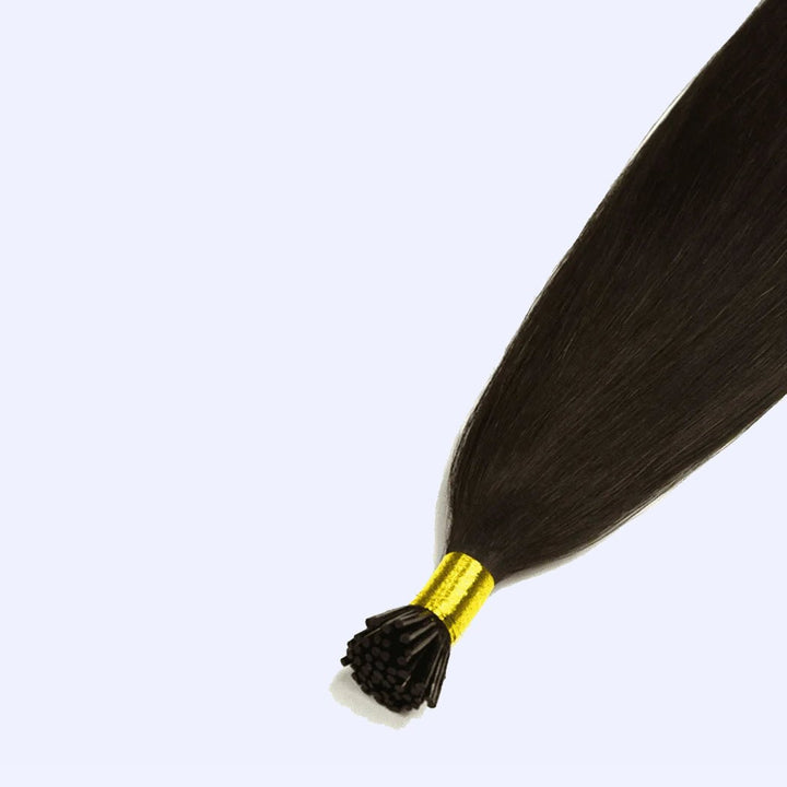 Natural Black (#1B) Indreams Virgin Remy I Tip Hair Extensions - indreams hair - Keratin hair - 