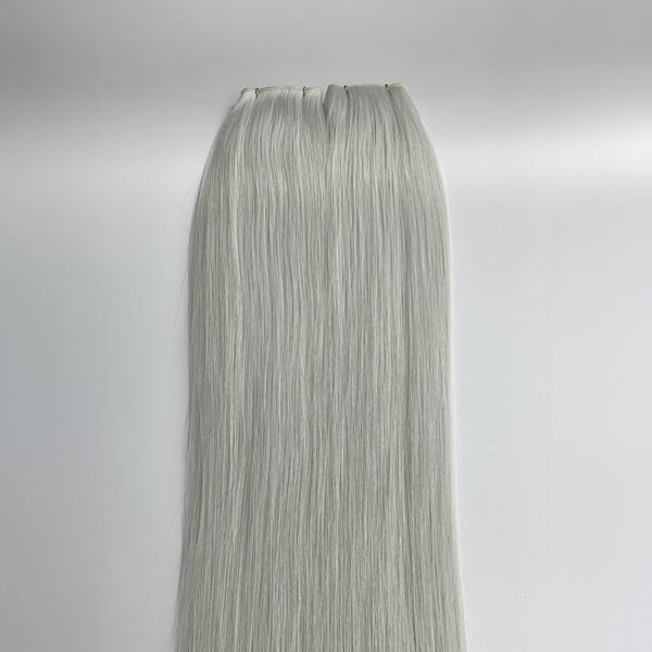 White Blonde (#24A) Indreams Virgin Remy Genius Weft Hair Extensions - indreams hair - Genius Weft - 